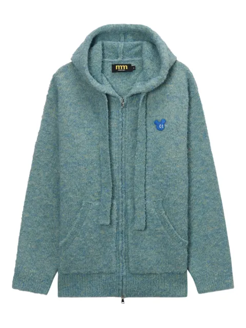 Mini Cream zip-fastening hoodie Blue 5WM310A