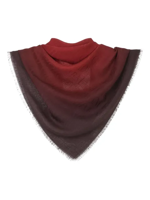 Giorgio Armani fringed scarf Red GM001848AF18594