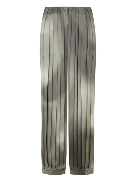 Giorgio Armani pleated straight-leg trousers Grey GW001972TE16741