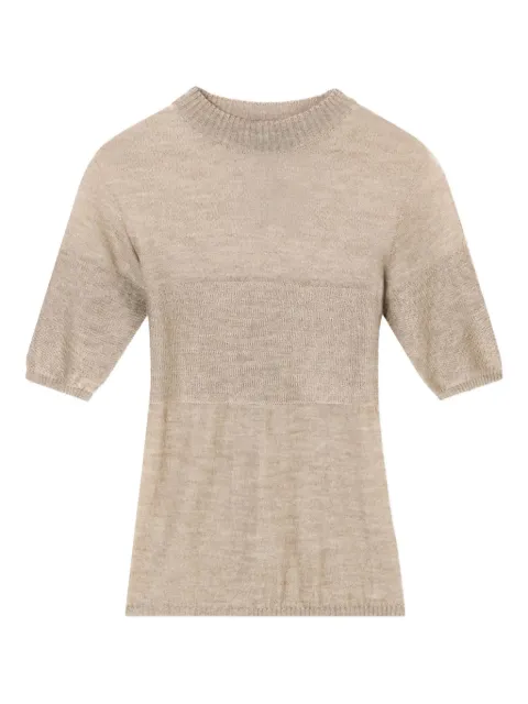 Giorgio Armani fine-knit jumper Neutrals GW002139AF19810