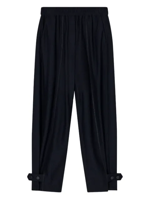 Giorgio Armani pleat-detail tailored trousers Blue GW002174AF19860