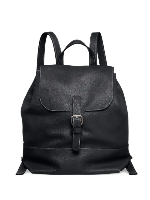 Giorgio Armani buckled backpack Black GM002125AF20107