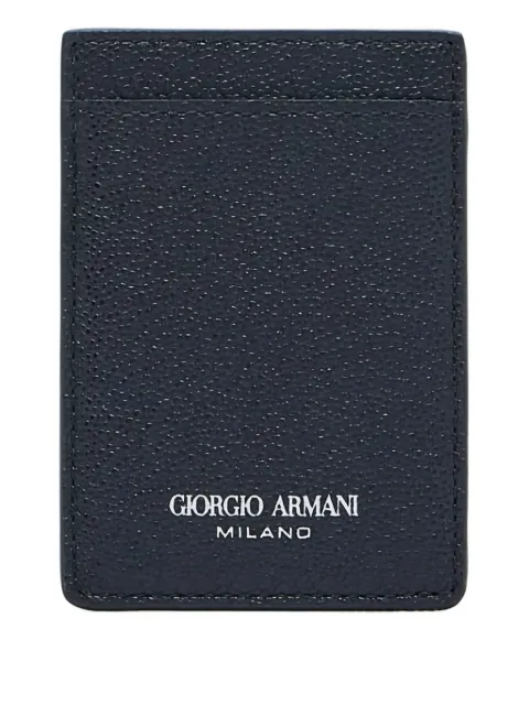 Giorgio Armani leather cardholder Blue GM002122AF16500