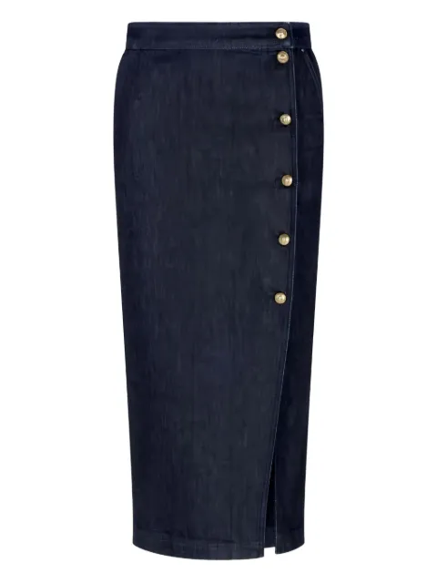 Giorgio Armani high-waisted skirt Blue GW001777AF19735