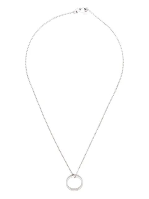 agnès b. Iconic logo-ring and necklace Silver NJ29H925