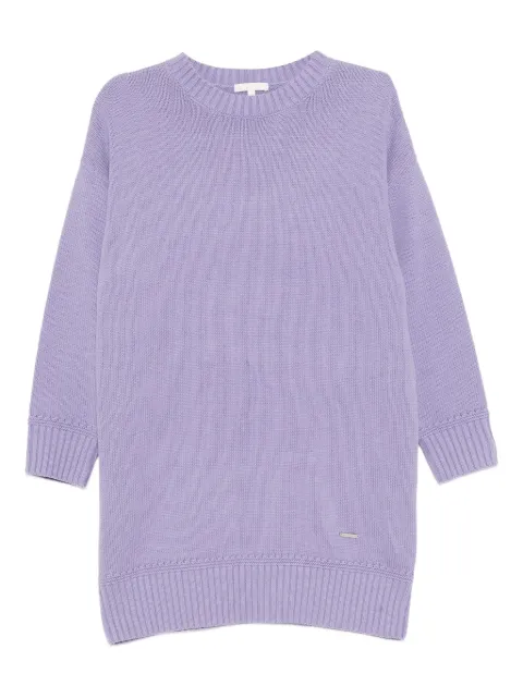To b. by agnès b. logo-plaque dress Purple 6202WX01