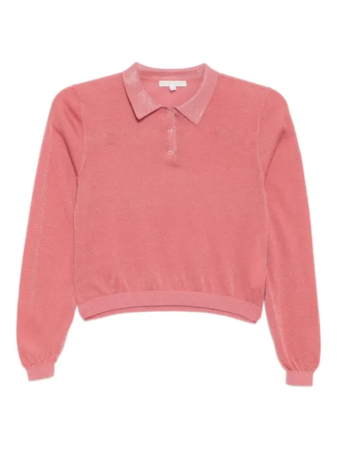 To b. by agnès b. knitted polo shirt Pink 6243WX23