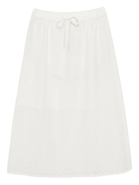 To b. by agnès b. Optical skirt White 6295WX45