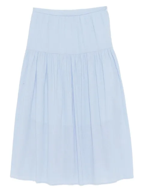 To b. by agnès b. cotton skirt Blue 6265WX35