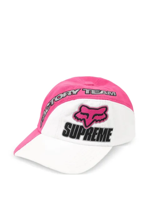 Supreme x Fox Racing® logo-embroidered cap Pink SU26243