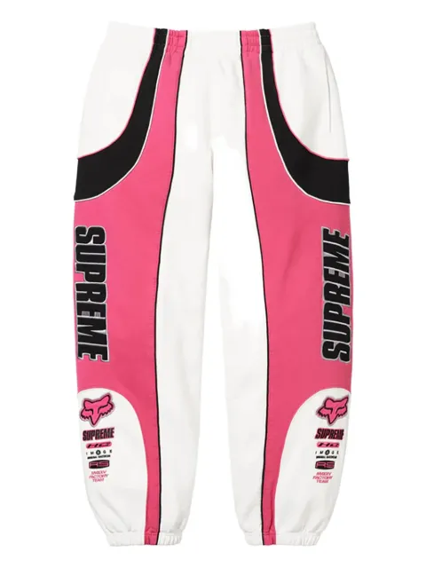 Supreme x Fox Racing® logo-detailed track pants White SU26254