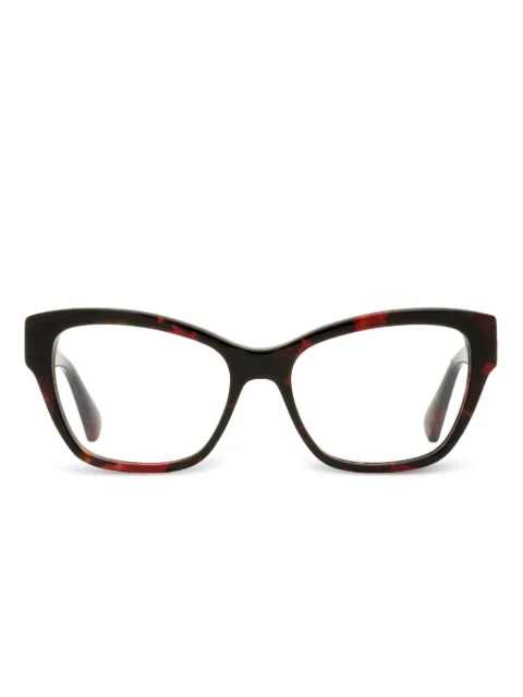 Longchamp geometric-butterfly frame Brown LO2742L52640