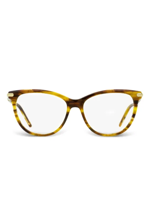 Longchamp oval-frame frame Brown LO272753238