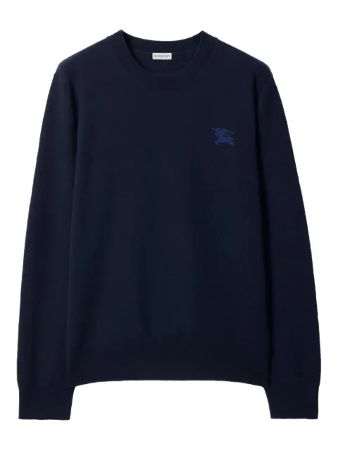 Burberry Equestrian Knight crew-neck sweater Blue 8115907