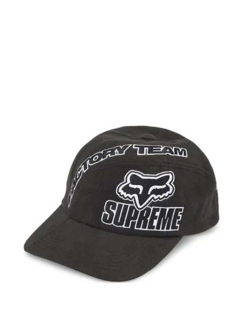 Supreme x Fox Racing® logo-embroidered cap Black SU26240