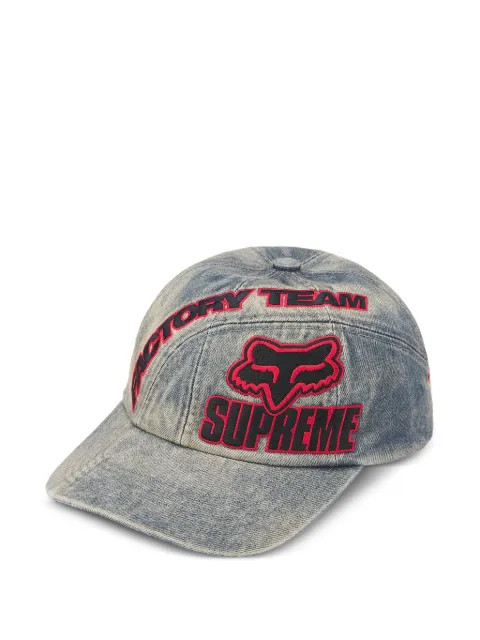 Supreme x Fox Racing® logo-embroidered cap Blue SU26239