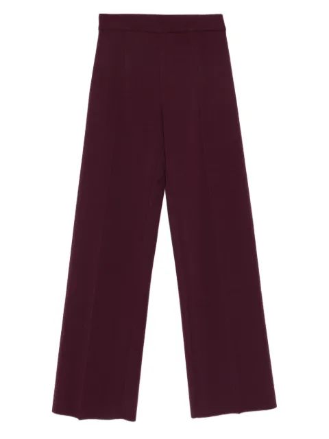 MRZ seam detail wool trousers Red 0005