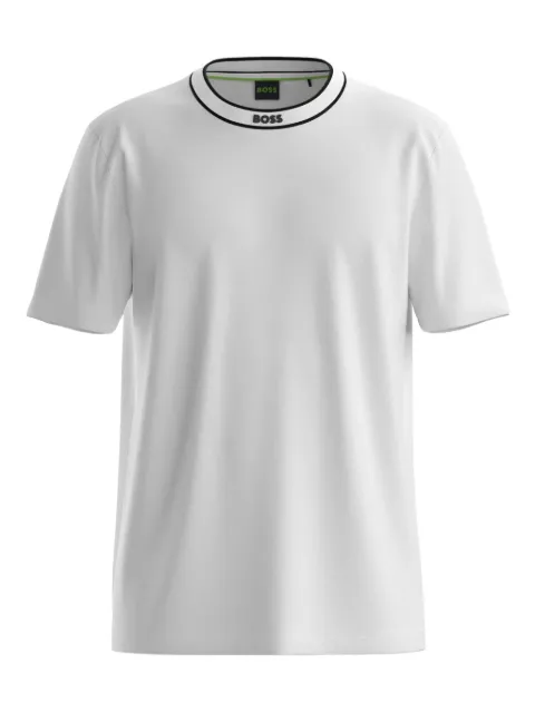 BOSS cotton T-shirt with logo crew neck White 50554862