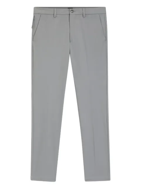BOSS zip cotton trousers Grey 50543945
