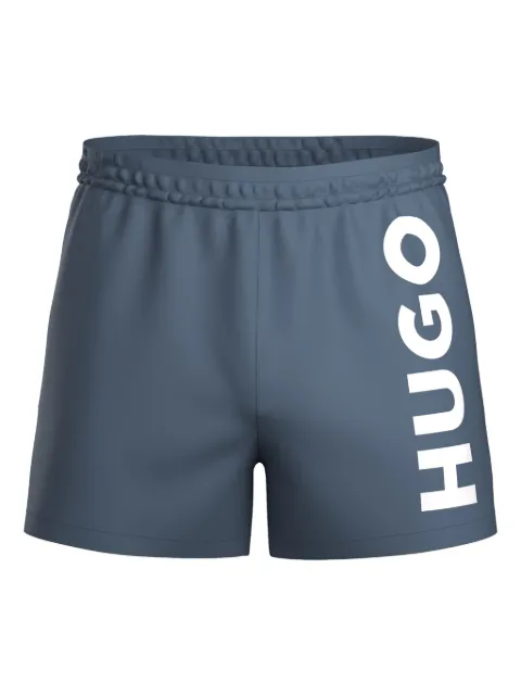 HUGO logo swim shorts Blue 50513979
