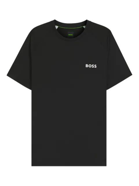 BOSS logo-print T-shirt Black 50554544