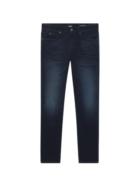BOSS Delaware slim-fit jeans in dark-blue stretch denim Blue 50555263