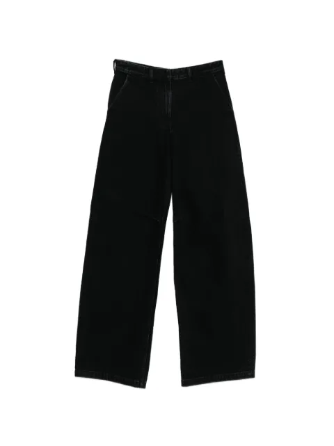 ENTIRE STUDIOS cotton wide-leg jeans Black ESSS26DP01012