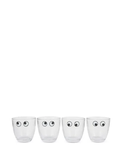 Anya Hindmarch eyes-detail set (set of four) White 196444
