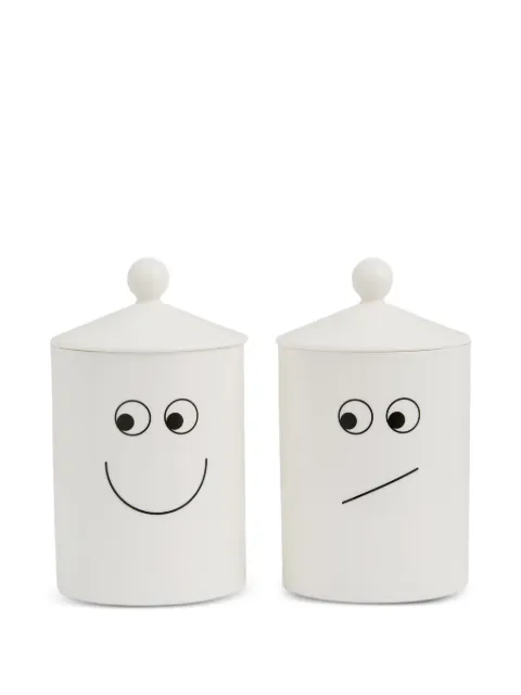 Anya Hindmarch eyes-motif canisters set (14cmx11cmx11cm) White 189484