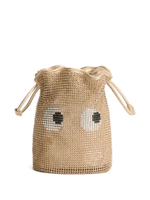 Anya Hindmarch eyes drawstring bucket bag Gold 205030