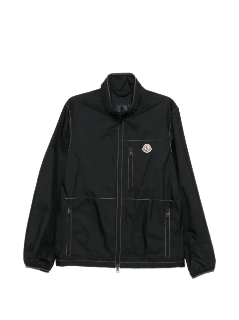 Moncler Arrakis zip logo-patch jacket Black L10911A0011453A5E
