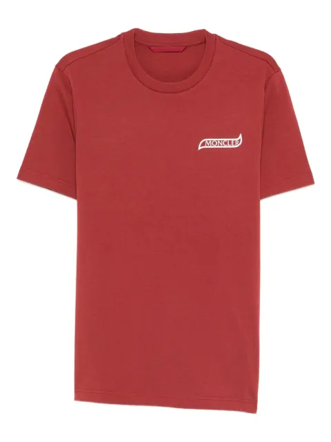 Moncler SS logo-detail T-shirt Red L10918C0000389AUG
