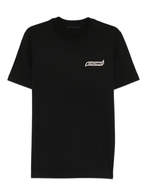 Moncler SS logo-detail T-shirt Black L10918C0000389AUG