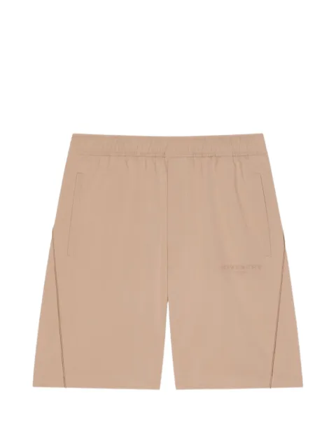 Givenchy logo-print elasticated shorts Neutrals BM51PJ16DD