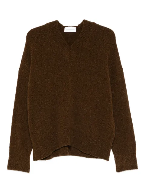 Christian Wijnants Kainez V-neck sweater Brown KIANEZ8491