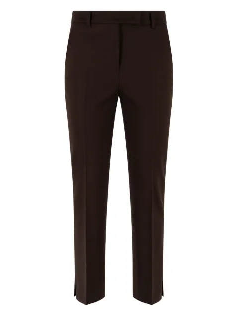 Incotex slit-details trousers Brown 173868D1212