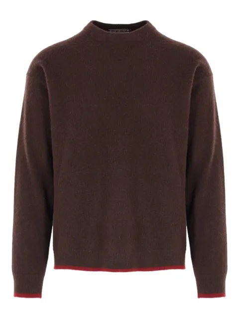 10 CORSO COMO x Federico Curradi crew-neck sweater Brown S25FC001
