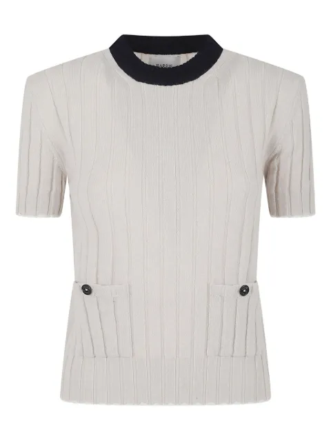 Barrie ribbed top Grey C303723