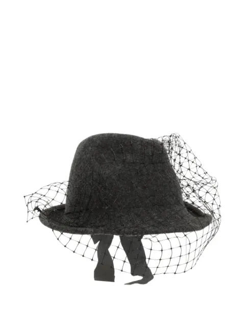 Stephen Jones ribbon hat Grey 120CLOAKCHARCOAL
