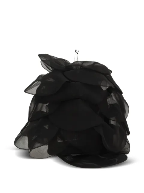 Stephen Jones ruffled hat Black 1ZOOMBLACK