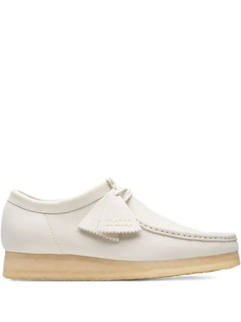 Clarks Originals Wallabee leather boots White 26166299