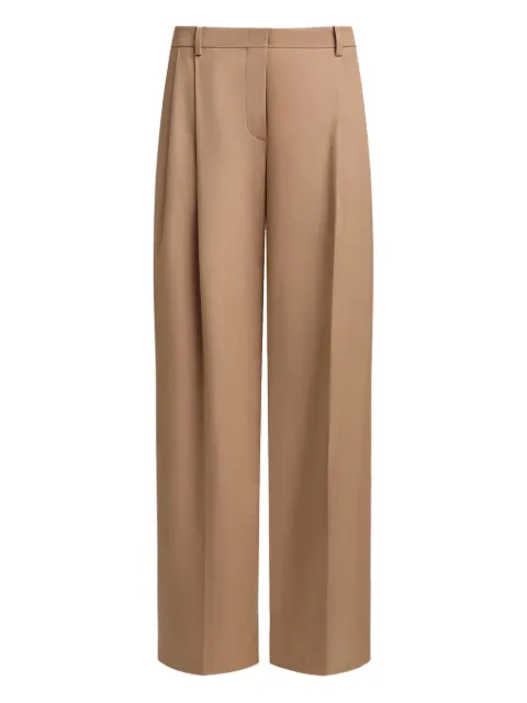 12 STOREEZ pleated trousers Neutrals 131490