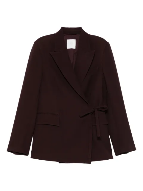 Eleventy tie-fastening blazer Purple L80GIAL01