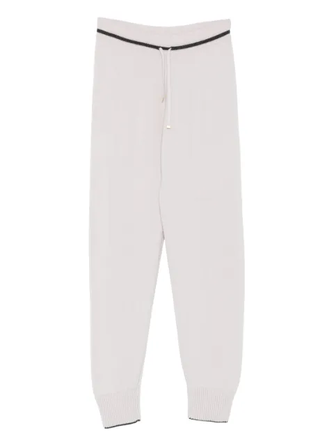 Eleventy drawstring knitted track pants Grey L86PANJ02