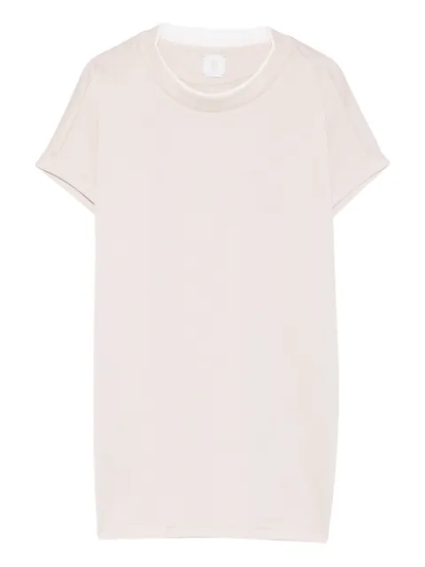 Eleventy cuffed T-shirt Neutrals L80TSHB02