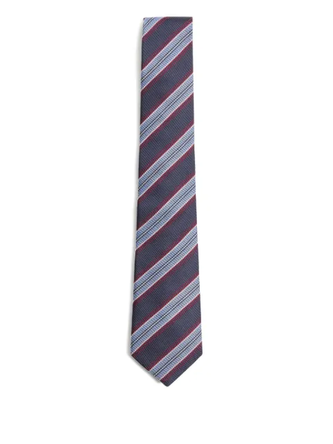 Valentino Garavani regimental jacquard silk tie Blue YEV194BAB