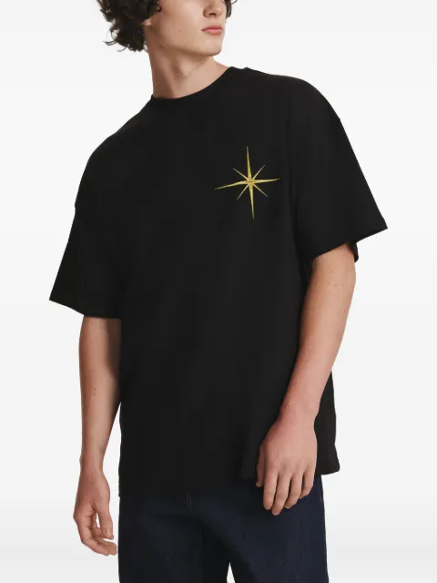 IRINA VOINEA embroidered T-shirt Black IVYAK17