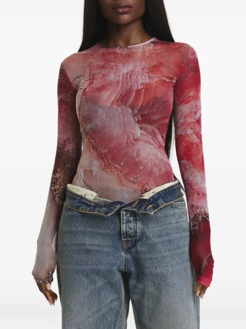IRINA VOINEA long-sleeve top Pink IVYAK26