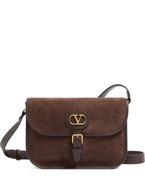 Valentino Garavani Antibes suede shoulder bag Brown YB0S78UEX