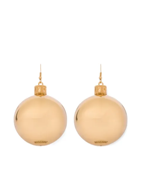 Moschino sphere-shape drop earrings Gold J91068407